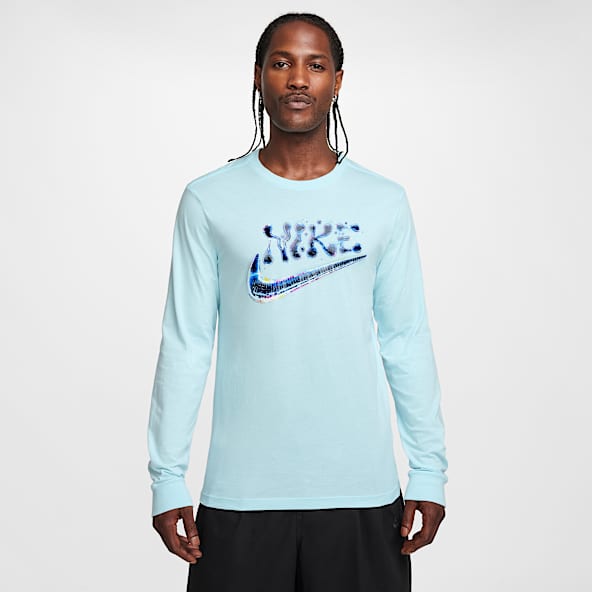 Blue nike shirt womens on sale